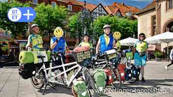 Mut-Tour in Göttingen und Northeim: Tandem-Fahrradfahrer und Wanderer sind unterwegs, um über Depressionen aufzuklären - Göttinger Tageblatt