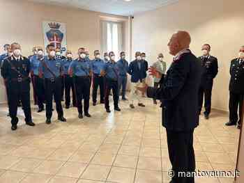 Il comandante del Comando Interregionale Carabinieri Pastrengo Gino Micale oggi in visita a Mantova - Mantovauno.it