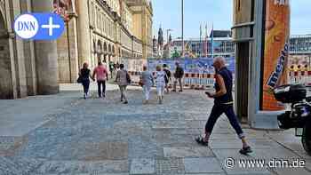 Warum ist der Fußweg am Altmarkt in Dresden unbefestigt? - Dresdner Neueste Nachrichten