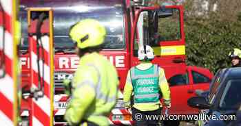 Caravan fire in Pool is suspected arson, say firefighters - Cornwall Live
