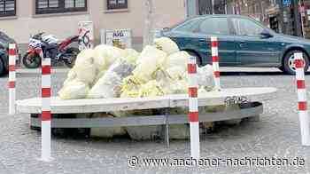Der wahre Grund: Neue Sammelstation für Gelbe Säcke am Büchel