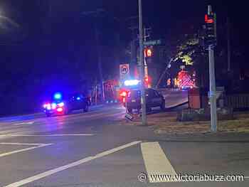 Early morning vehicle incident knocks out power to nearly 2,000 in Saanich - Victoria Buzz