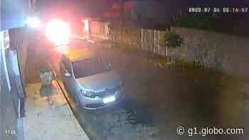Câmera de segurança mostra perseguição da PRF a carro roubado em Paraty; veja vídeo - Globo