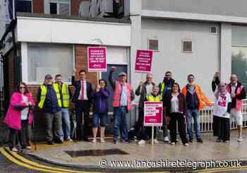 BT staff strike in East Lancashire for first time since 1987