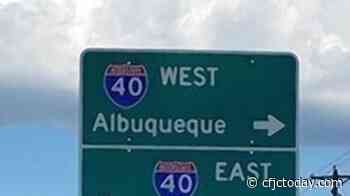 Highway double take: Albuquerque sign spelled without 'R' - CFJC Today Kamloops