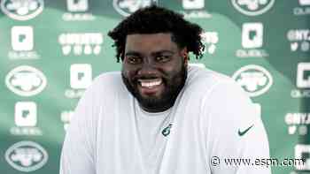 Jets bullish on O-line after making 'right' moves with Mekhi Becton, Alijah Vera-Tucker