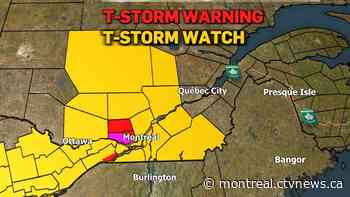 Tornado warning lifted for Lachute-Saint-Jerome - CTV News Montreal