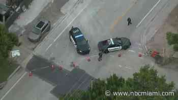 Reported Police Involved Crash Investigated in Pompano Beach