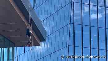 Saskatoon man hanging from high-rise rescued | CTV News - CTV News Saskatoon