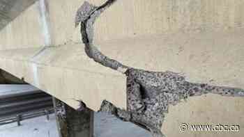 Overpass hit and run could cost City of Saskatoon $850K - CBC.ca