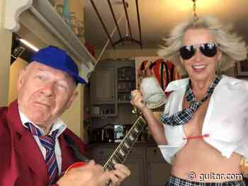 Robert Fripp and Toyah Wilcox let loose in spicy cover of AC/DC's Back in Black - Guitar.com