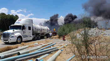 Incendio en Escobedo consume terreno de Servicios de Agua y Drenaje de Monterrey - La-Lista
