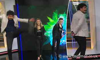 Tony Armstrong limps off ABC News Breakfast after injuring himself - Daily Mail