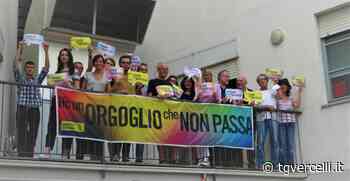 Striscione alla Camera del Lavoro di Amnesty International – Vercelli e CGIL Vercelli-Valsesia - tgvercelli.it