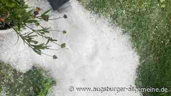 Heftiger Hagelschauer zieht über Neu-Ulm hinweg: Keller in Pfuhl vollgelaufen