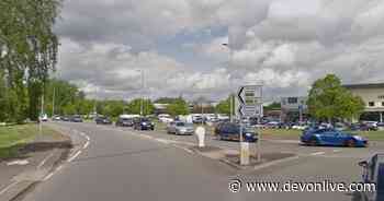 Bad Homburg Way in Exeter partially blocked following crash - updates - Devon Live