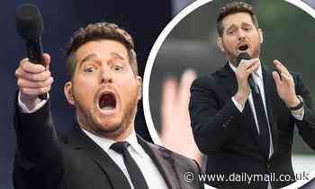 Michael Bublé 'stops gig at Exeter's Powderham Castle after audience members scream for help' - Daily Mail