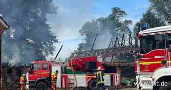 Update zum Brand eines Pferdestalls: Feuerwehr rückt erneut aus - Mindener Tageblatt