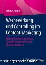 Werbewirkung und Controlling im Content-Marketing | springerprofessional.de - Springer Professional