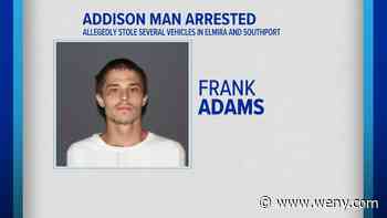Addison Man Arrested for Allegedly Stealing Vehicles in Elmira and Southport - WENY-TV