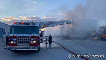 Fire crews battled blaze in Orillia
