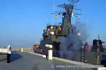 Azerbaijani frigate ARG Gusar visits Russian Kaspiysk port - Navy Recognition