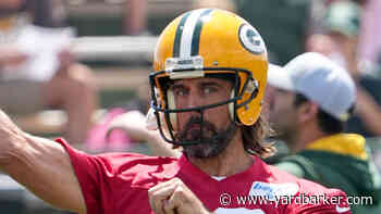 Aaron Rodgers jokes about going from Davante Adams to Allan Lazard - Yardbarker