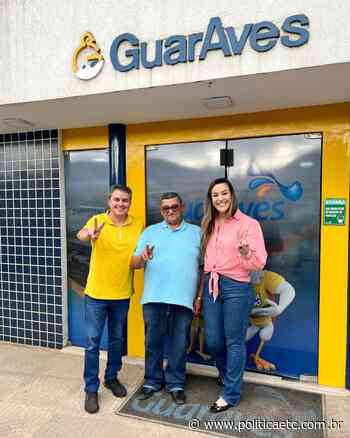Em Guarabira: Efraim recebe o apoio do presidente da Guaraves, Ivanildo Coutinho - Por Ecliton Monteiro