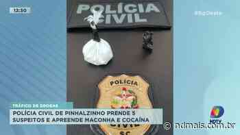 Polícia Civil prende cinco suspeitos e apreende maconha e cocaína em Pinhalzinho - ND Mais