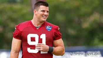 DE Kerrigan to retire with Commanders on Friday