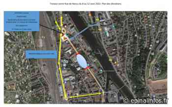 Epinal - Déviation rue de Nancy de Golbey vers le Port - Epinal infos - Epinal Infos