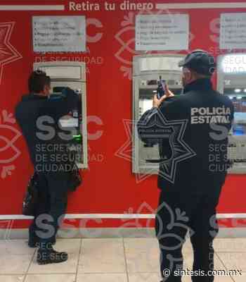 Retira SSC “Tapa Falsa" en cajero de Apizaco - Síntesis