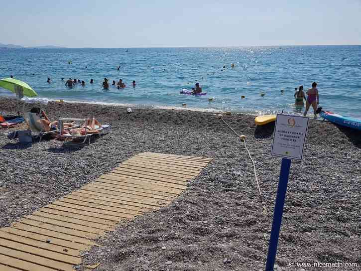 "Sans ça, je ne pourrais plus venir me baigner": des cordes pour aider les plus fragiles à sortir de l’eau à Villeneuve-Loubet