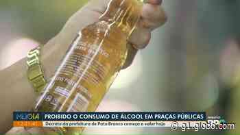 Prefeitura de Pato Branco publica decreto que proíbe consumo de bebida alcoólica em praças públicas - Globo