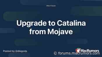 Upgrade to Catalina from Mojave - MacRumors