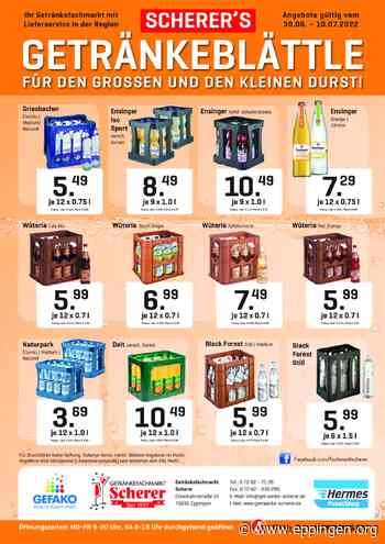 ▷ Getränkeblättle - Eppingen.org