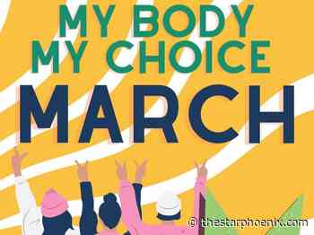 Saskatoon Rally for Reproductive Rights organized in solidarity with U.S.