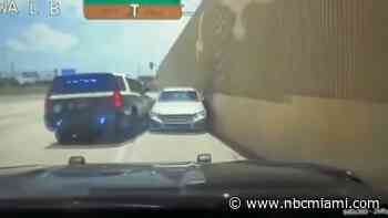 WATCH: Troopers Stop Stolen Car With PIT Maneuver on I-95