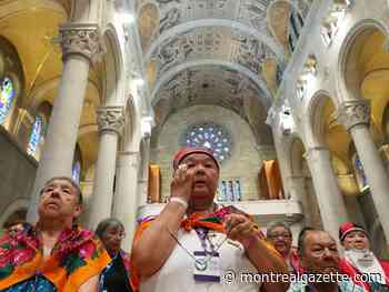 Hope mixes with doubt as Pope leads mass at Ste-Anne-de-Beaupré shrine - Montreal Gazette