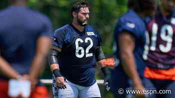 Bears center Lucas Patrick suffers hand injury, 'no timetable' on his return