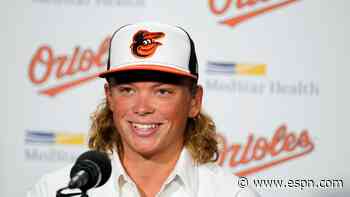Baltimore Orioles sign top pick Jackson Holliday to $8.19 million bonus - ESPN