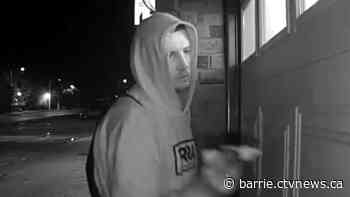 Alliston graffiti under investigation as OPP releases suspect image - CTV News Barrie