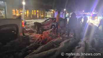 Wild weather in Estes Park as hail pummels the town