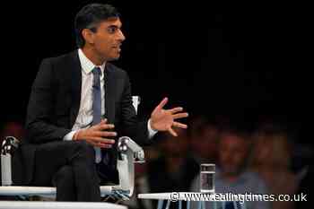 Sunak says Truss's tax-cutting plans will create 'sugar rush boom' - Ealing Times