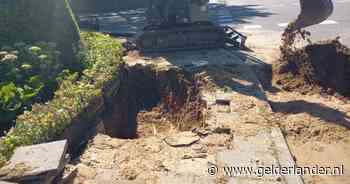 Wateroverlast in Groesbeek door kapotte waterleiding - De Gelderlander