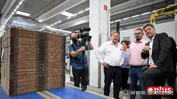 Wellpappen-Produktion und Gaskrise: Vizekanzler Robert Habeck besucht Firmen im Landkreis Tirschenreuth - Onetz.de