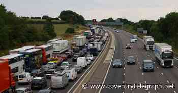 Updates: Two miles of queues on M6 near Coventry after lanes closed - Coventry Live