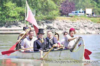 Canoe arrival re-enacted in Fort Langley on holiday Monday - Langley Advance Times