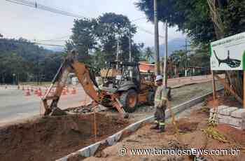 Em Ilhabela, Prefeitura inicia obras da rotatória de acesso ao bairro Cocaia - Tamoios News