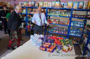 Charles makes donation while visiting Wick-based food bank - St Helens Star